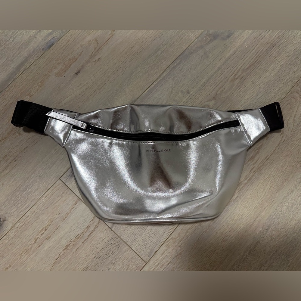 Silver Metallic Bum Bag